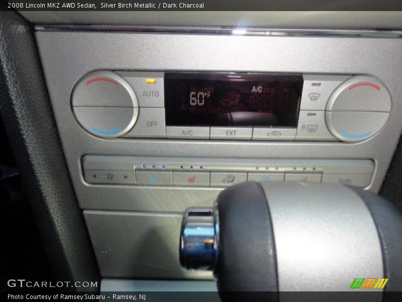 Silver Birch Metallic / Dark Charcoal 2008 Lincoln MKZ AWD Sedan