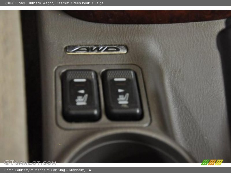 Seamist Green Pearl / Beige 2004 Subaru Outback Wagon