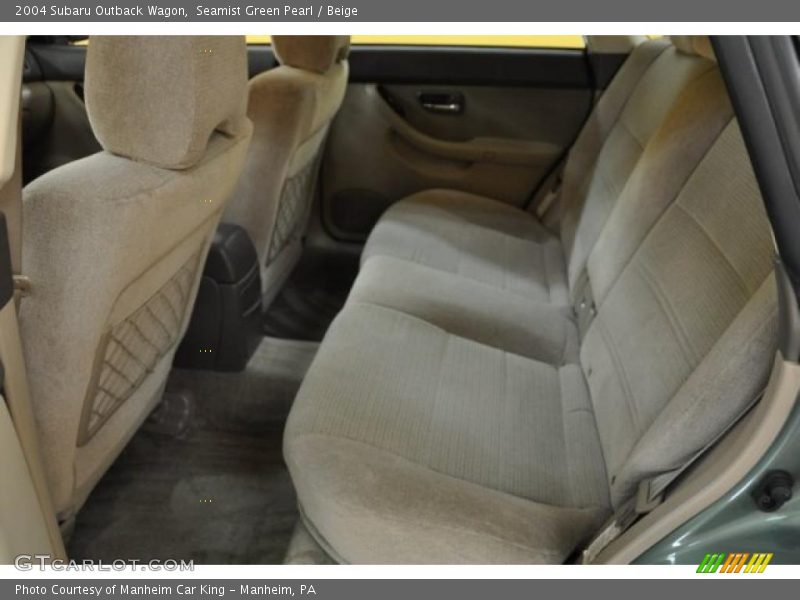 Seamist Green Pearl / Beige 2004 Subaru Outback Wagon