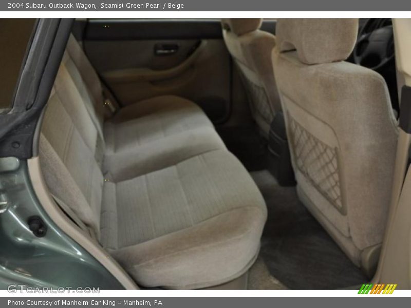 Seamist Green Pearl / Beige 2004 Subaru Outback Wagon