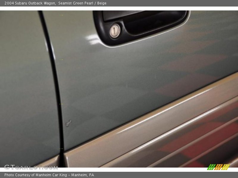Seamist Green Pearl / Beige 2004 Subaru Outback Wagon