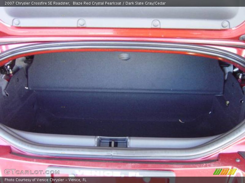 Blaze Red Crystal Pearlcoat / Dark Slate Gray/Cedar 2007 Chrysler Crossfire SE Roadster