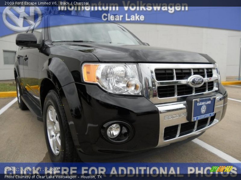 Black / Charcoal 2009 Ford Escape Limited V6