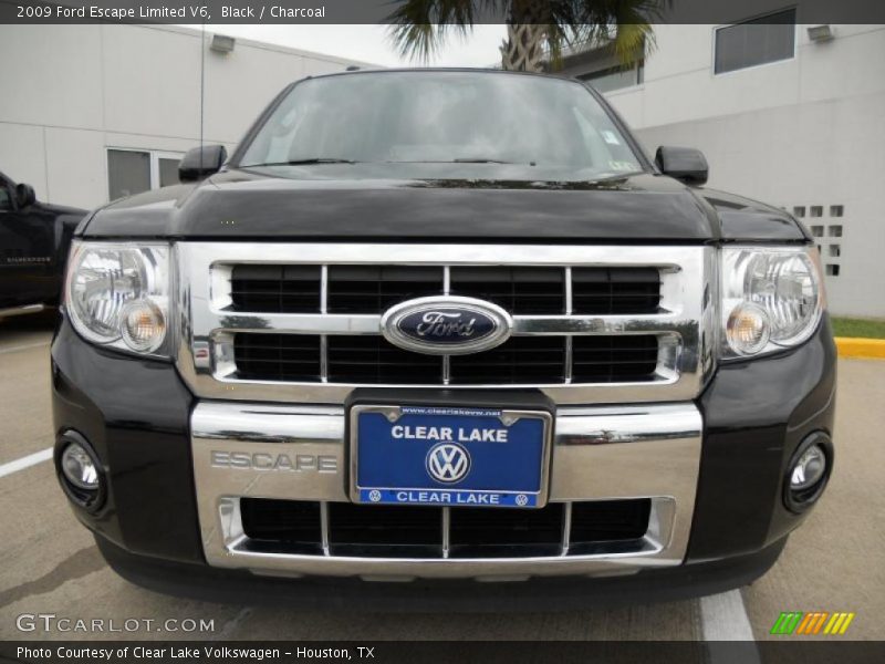 Black / Charcoal 2009 Ford Escape Limited V6