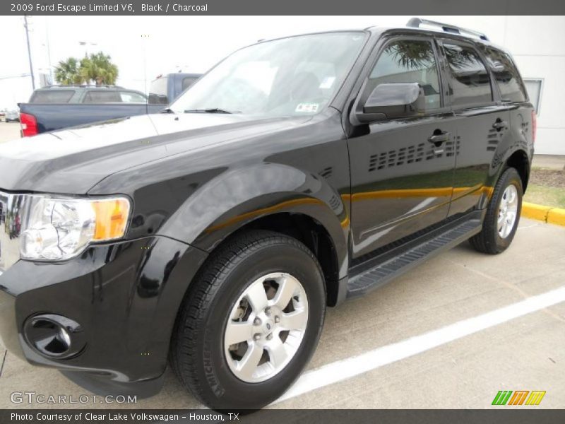 Black / Charcoal 2009 Ford Escape Limited V6