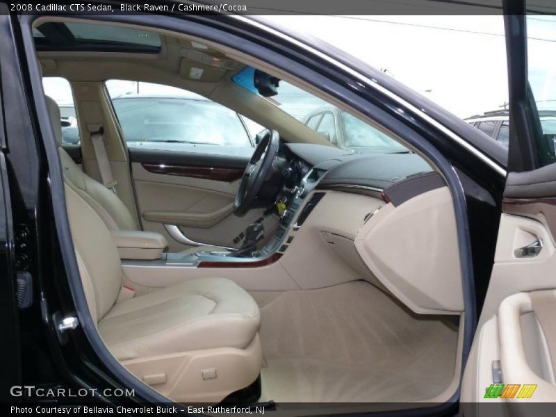 Black Raven / Cashmere/Cocoa 2008 Cadillac CTS Sedan