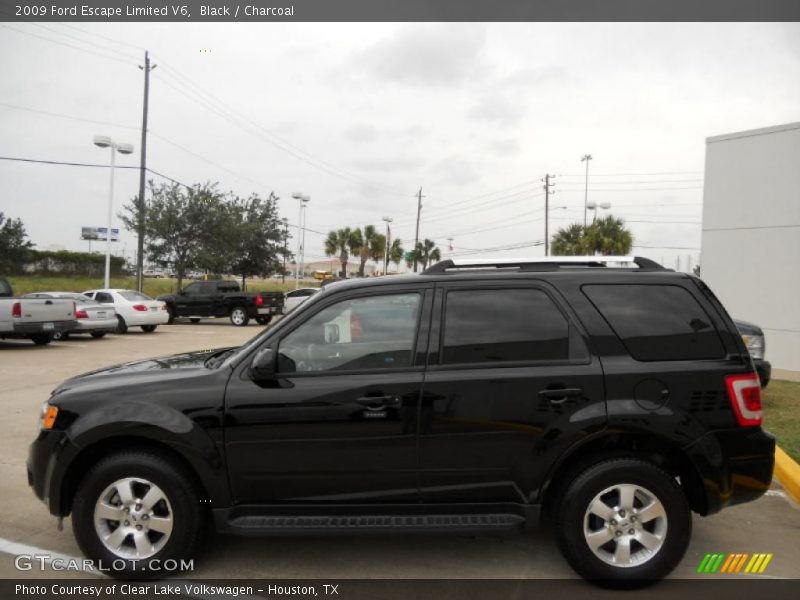 Black / Charcoal 2009 Ford Escape Limited V6