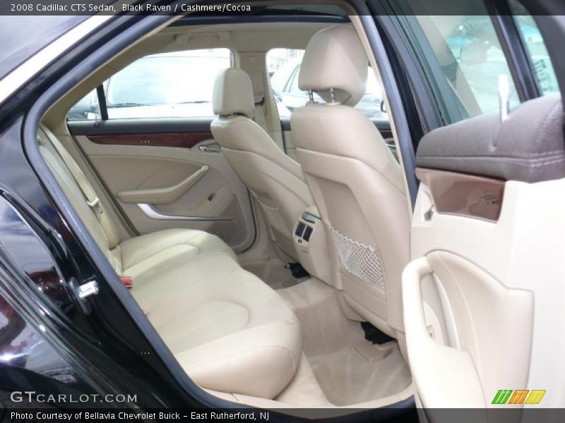 Black Raven / Cashmere/Cocoa 2008 Cadillac CTS Sedan