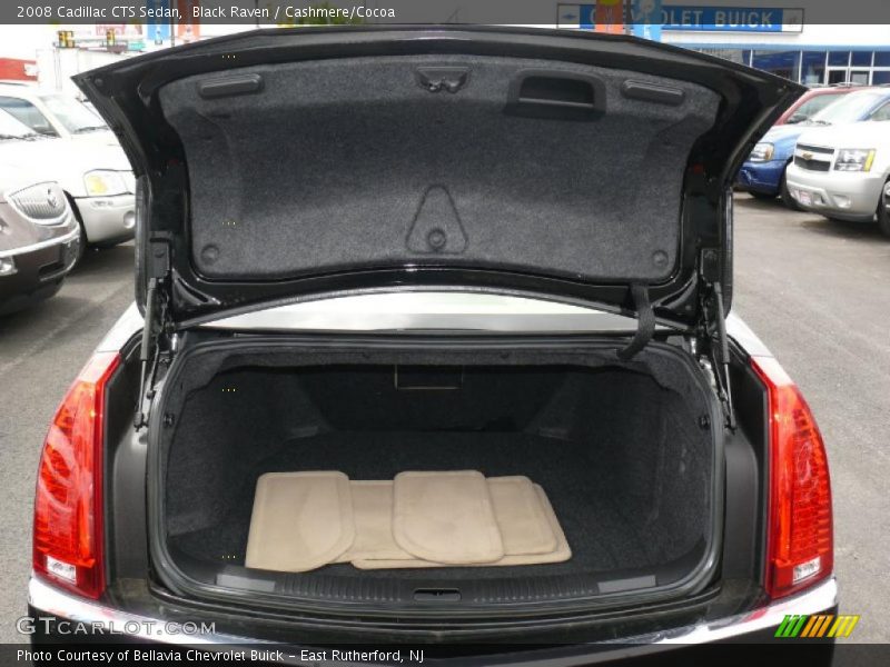 Black Raven / Cashmere/Cocoa 2008 Cadillac CTS Sedan