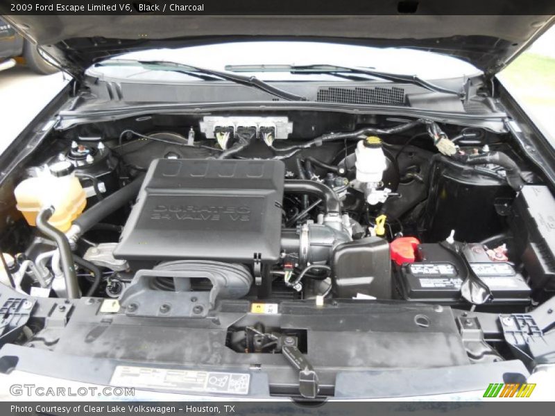 Black / Charcoal 2009 Ford Escape Limited V6
