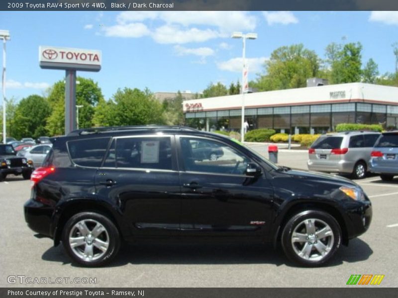 Black / Dark Charcoal 2009 Toyota RAV4 Sport V6 4WD