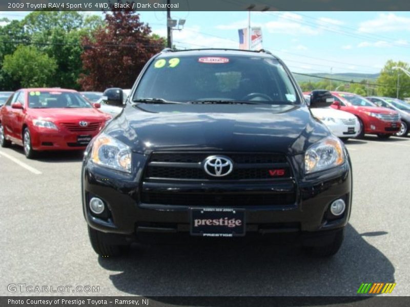 Black / Dark Charcoal 2009 Toyota RAV4 Sport V6 4WD