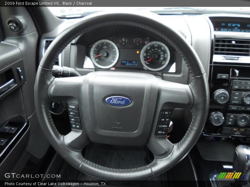 Black / Charcoal 2009 Ford Escape Limited V6