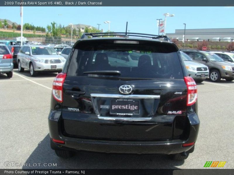 Black / Dark Charcoal 2009 Toyota RAV4 Sport V6 4WD