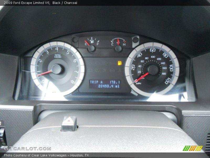 Black / Charcoal 2009 Ford Escape Limited V6