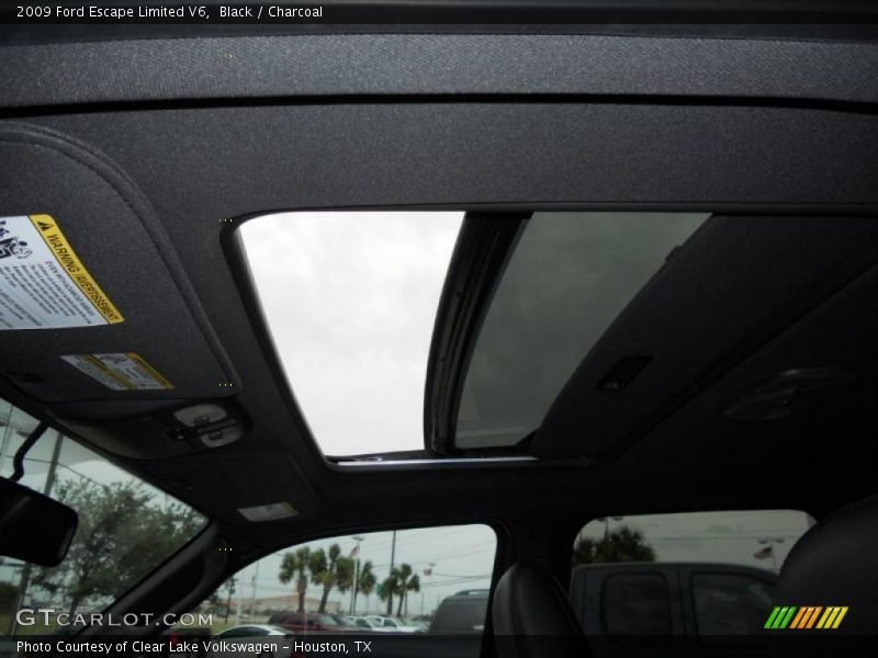 Black / Charcoal 2009 Ford Escape Limited V6