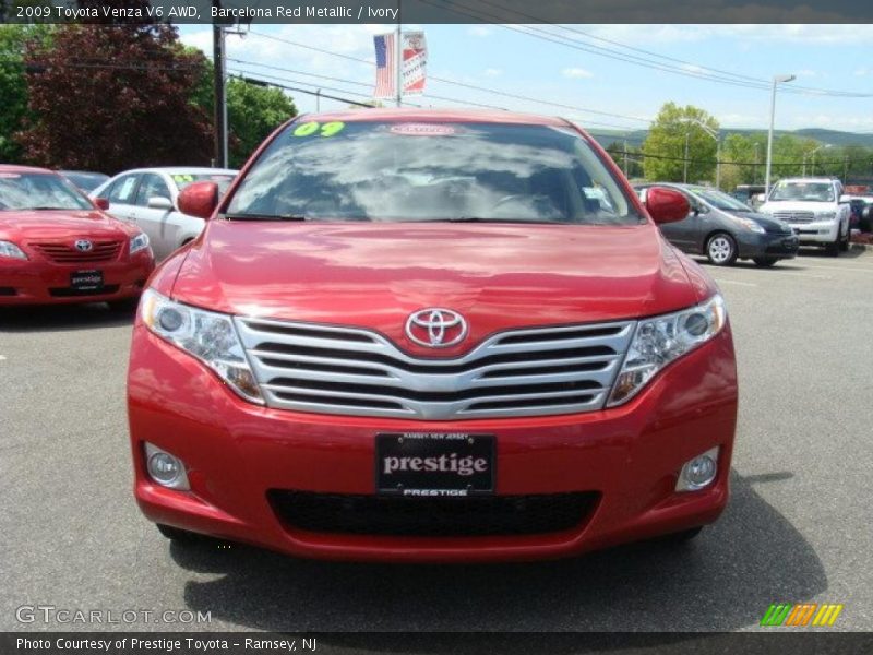 Barcelona Red Metallic / Ivory 2009 Toyota Venza V6 AWD