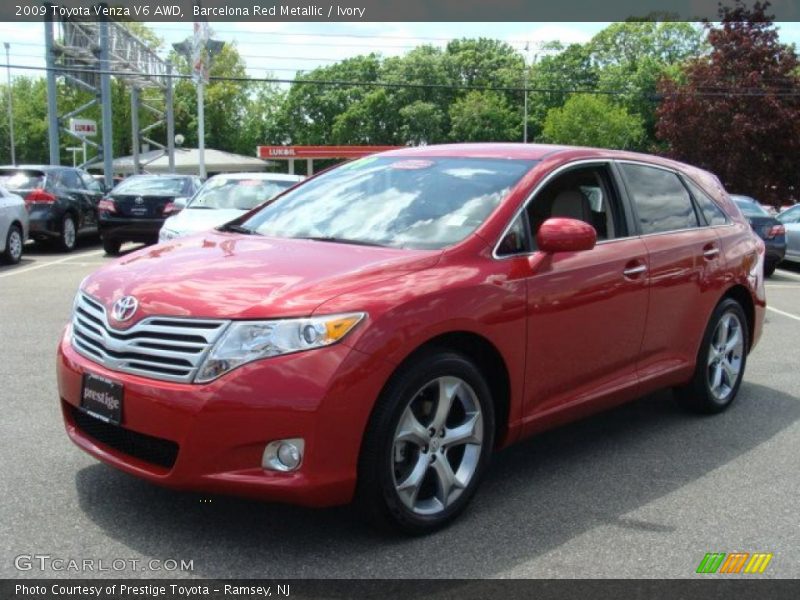 Barcelona Red Metallic / Ivory 2009 Toyota Venza V6 AWD