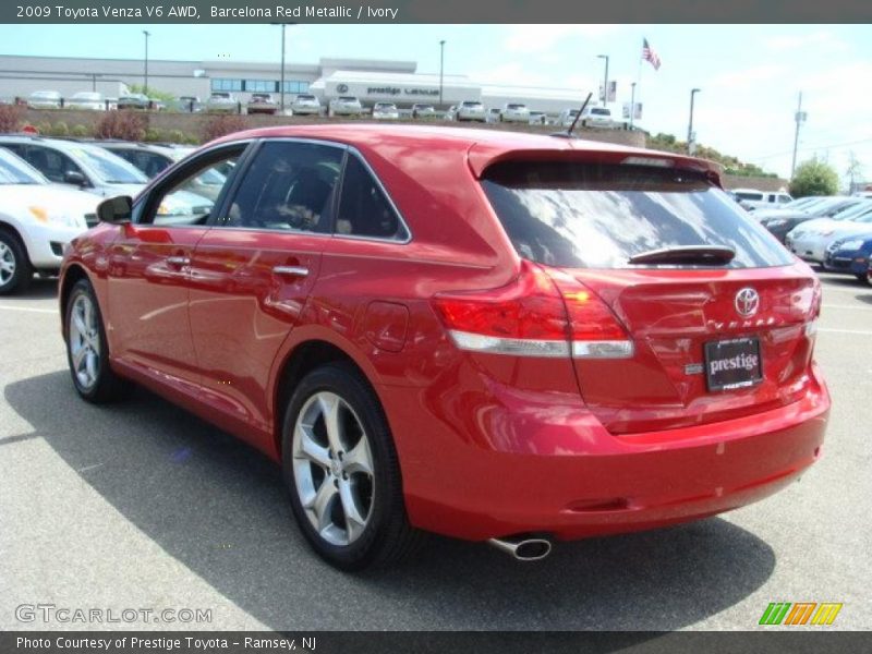 Barcelona Red Metallic / Ivory 2009 Toyota Venza V6 AWD