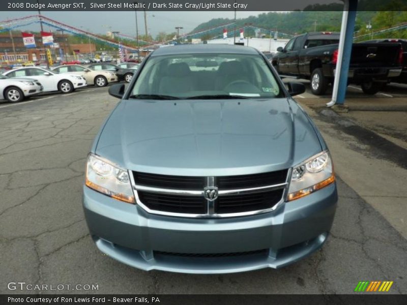 Silver Steel Metallic / Dark Slate Gray/Light Slate Gray 2008 Dodge Avenger SXT