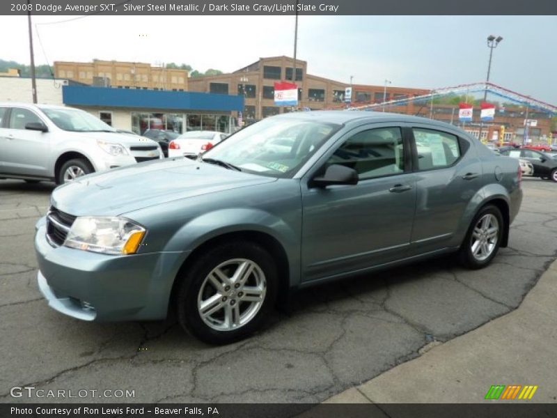 Silver Steel Metallic / Dark Slate Gray/Light Slate Gray 2008 Dodge Avenger SXT