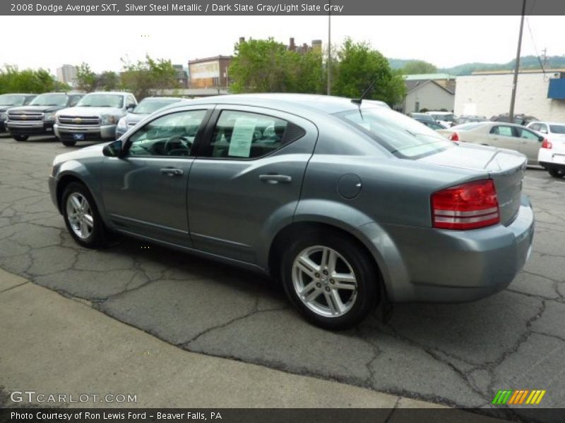 Silver Steel Metallic / Dark Slate Gray/Light Slate Gray 2008 Dodge Avenger SXT