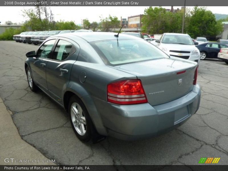 Silver Steel Metallic / Dark Slate Gray/Light Slate Gray 2008 Dodge Avenger SXT