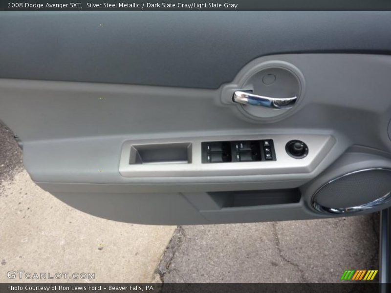 Silver Steel Metallic / Dark Slate Gray/Light Slate Gray 2008 Dodge Avenger SXT