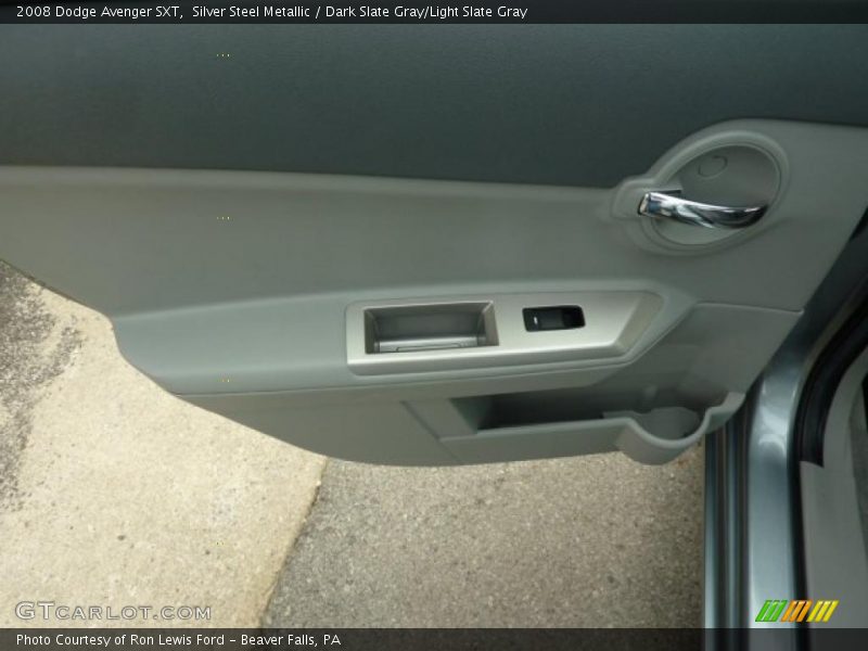 Silver Steel Metallic / Dark Slate Gray/Light Slate Gray 2008 Dodge Avenger SXT