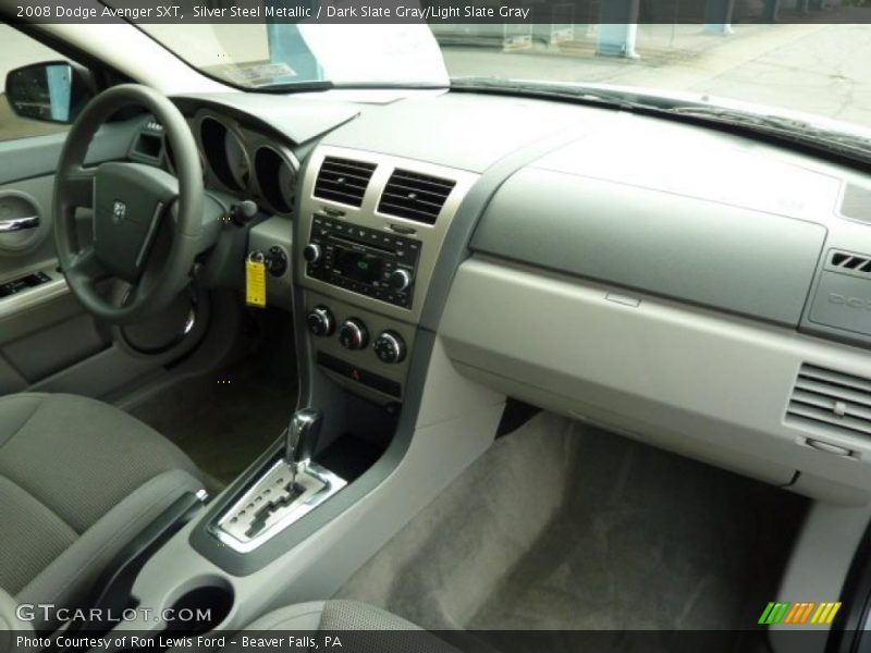Silver Steel Metallic / Dark Slate Gray/Light Slate Gray 2008 Dodge Avenger SXT