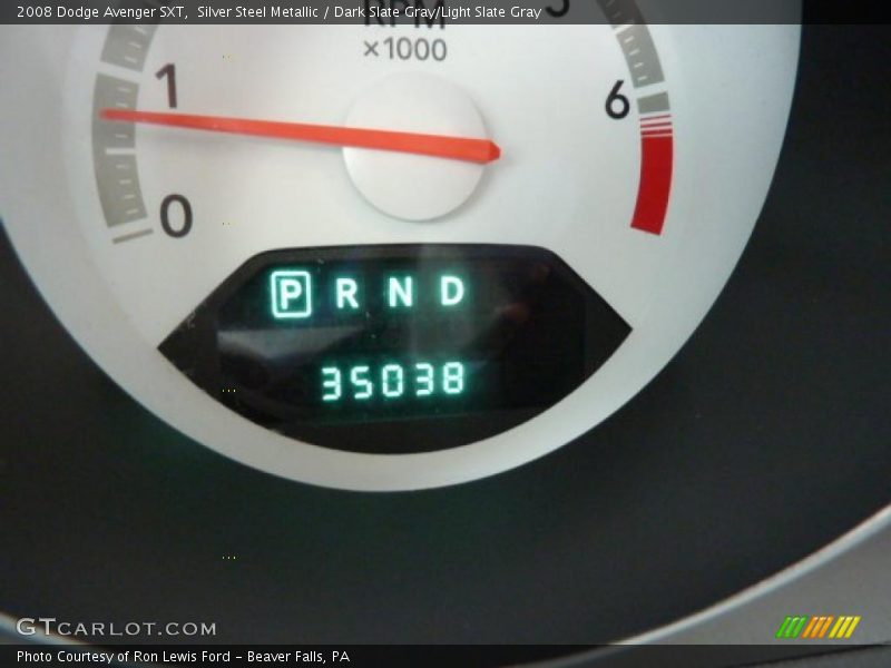 Silver Steel Metallic / Dark Slate Gray/Light Slate Gray 2008 Dodge Avenger SXT