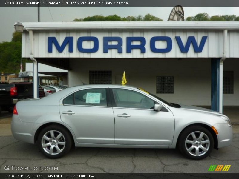 Brilliant Silver Metallic / Dark Charcoal 2010 Mercury Milan V6 Premier