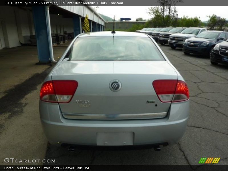 Brilliant Silver Metallic / Dark Charcoal 2010 Mercury Milan V6 Premier