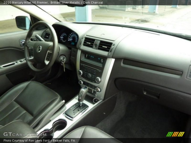 Brilliant Silver Metallic / Dark Charcoal 2010 Mercury Milan V6 Premier