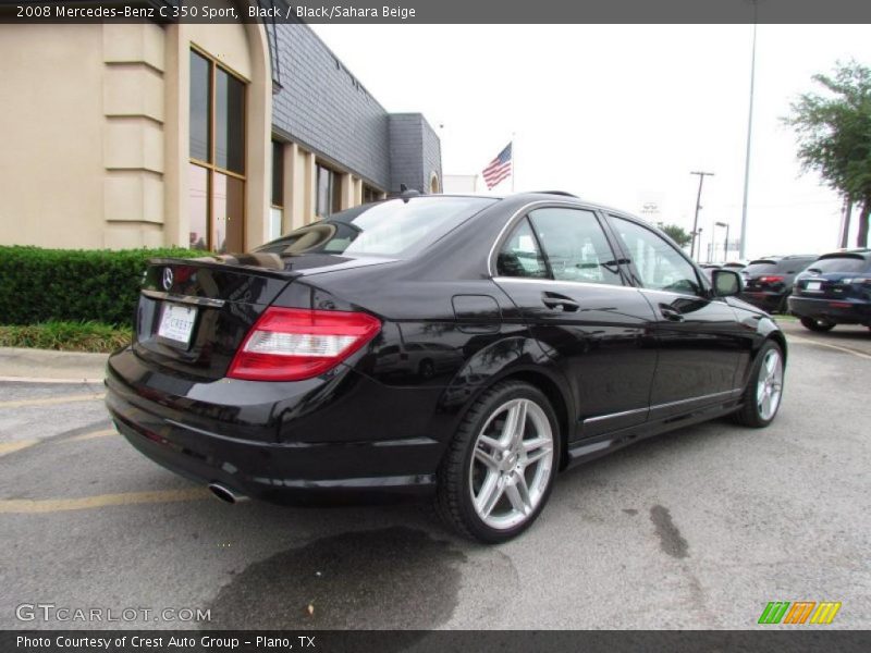 Black / Black/Sahara Beige 2008 Mercedes-Benz C 350 Sport