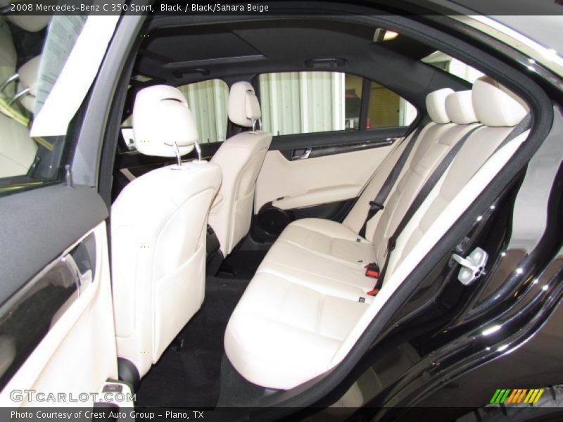 Black / Black/Sahara Beige 2008 Mercedes-Benz C 350 Sport