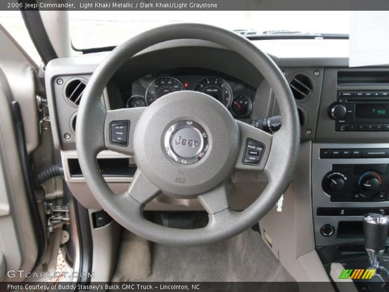 Light Khaki Metallic / Dark Khaki/Light Graystone 2006 Jeep Commander