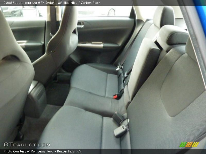 WR Blue Mica / Carbon Black 2008 Subaru Impreza WRX Sedan