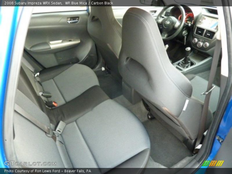  2008 Impreza WRX Sedan Carbon Black Interior