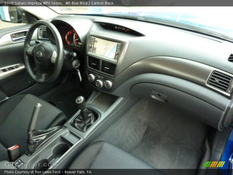Dashboard of 2008 Impreza WRX Sedan
