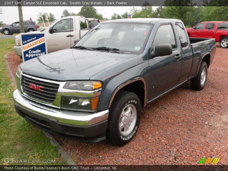 Stealth Gray Metallic / Dark Pewter 2007 GMC Canyon SLE Extended Cab