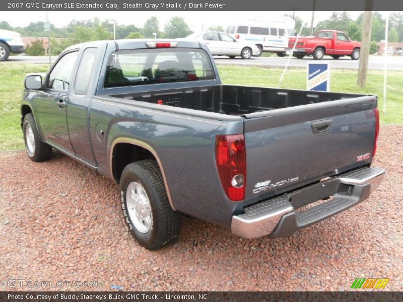 Stealth Gray Metallic / Dark Pewter 2007 GMC Canyon SLE Extended Cab