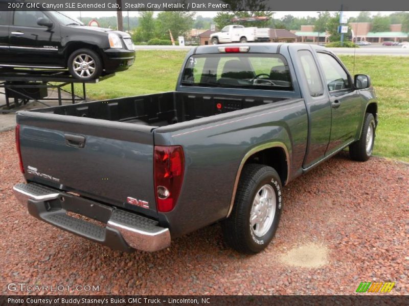 Stealth Gray Metallic / Dark Pewter 2007 GMC Canyon SLE Extended Cab