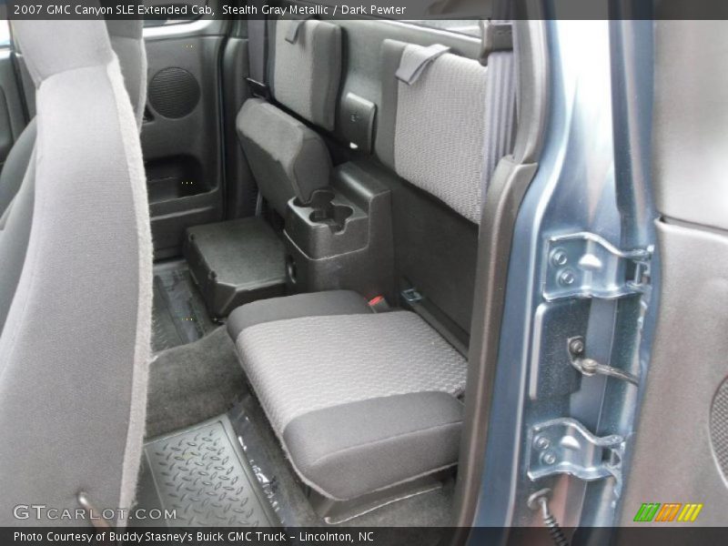  2007 Canyon SLE Extended Cab Dark Pewter Interior