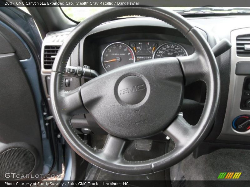 Stealth Gray Metallic / Dark Pewter 2007 GMC Canyon SLE Extended Cab