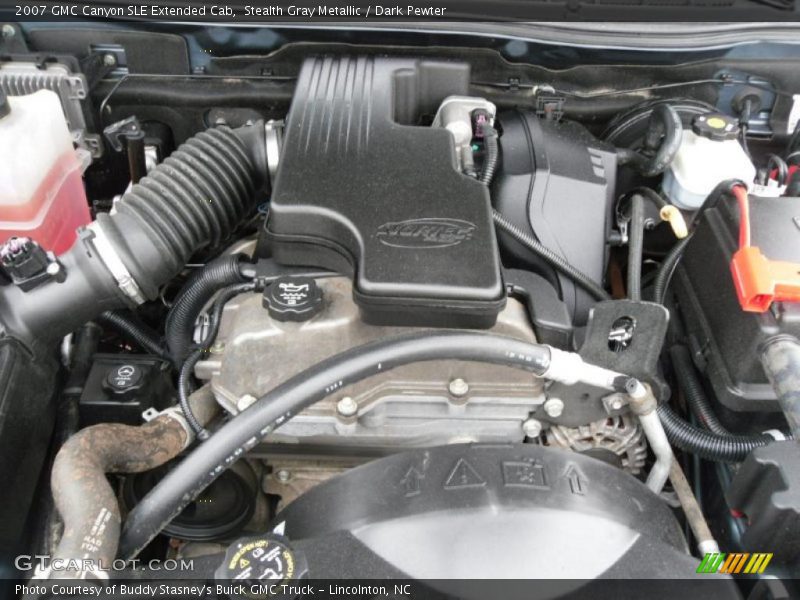 Stealth Gray Metallic / Dark Pewter 2007 GMC Canyon SLE Extended Cab