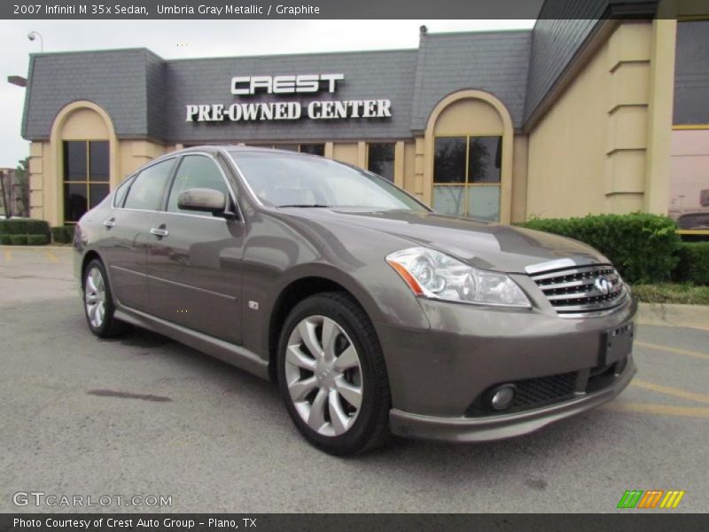 Umbria Gray Metallic / Graphite 2007 Infiniti M 35x Sedan