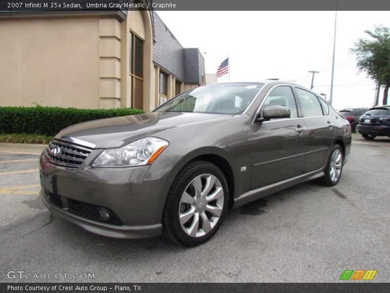 Umbria Gray Metallic / Graphite 2007 Infiniti M 35x Sedan