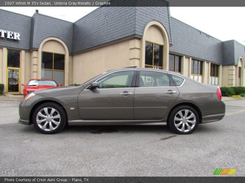 Umbria Gray Metallic / Graphite 2007 Infiniti M 35x Sedan