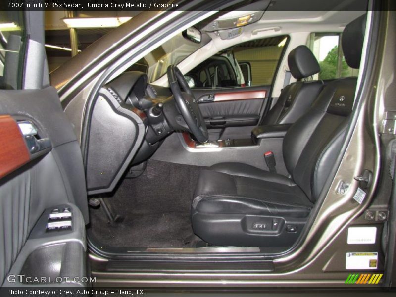 Umbria Gray Metallic / Graphite 2007 Infiniti M 35x Sedan